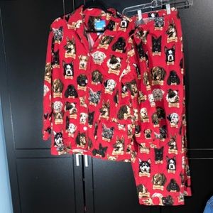Womens XXL Nick & Nora flannel pajamas